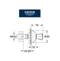 LLAVE PASO COSTA L GROHE